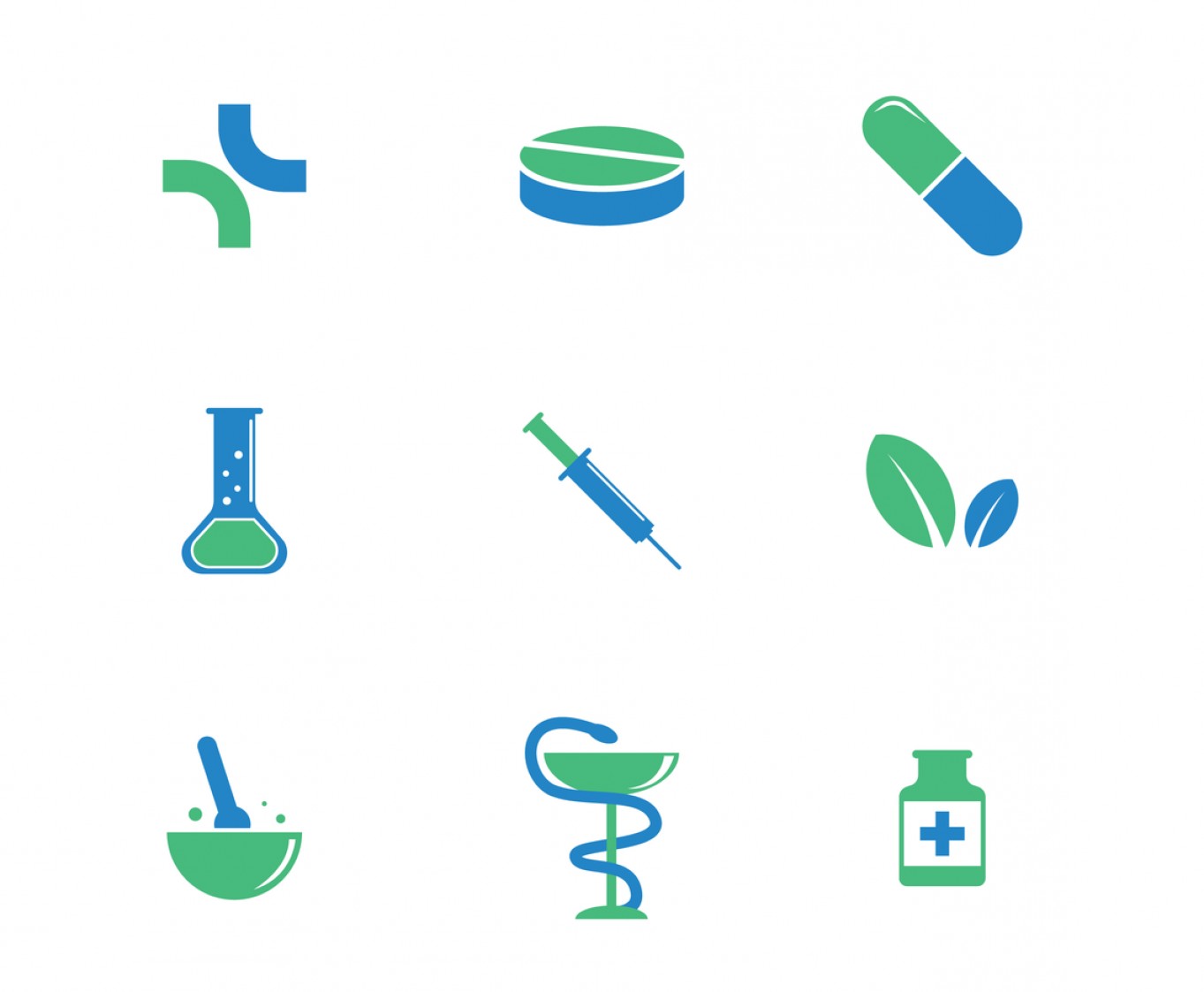1363x1123 Blue And Green Pharmacy Icon Cqrecords