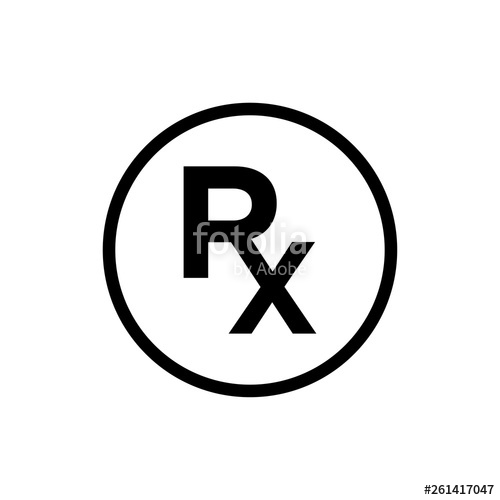 500x500 Rx Pharmacy Icon Stock Photo And Royalty Free Images On Fotolia