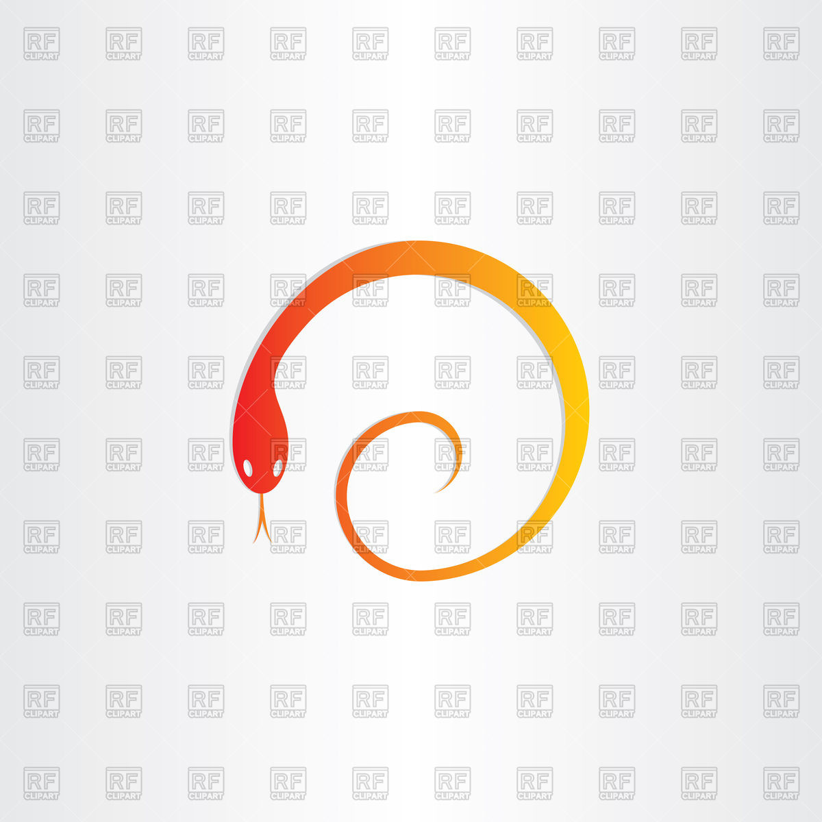 1200x1200 Snake In Spiral Pharmacy Icon Vector Image Of Plants And Animals