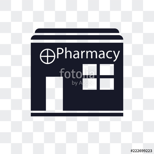 500x500 Pharmacy Icon Isolated On Transparent Background Modern