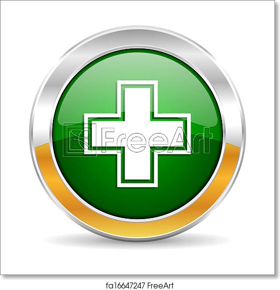 561x581 Free Art Print Of Pharmacy Icon Freeart