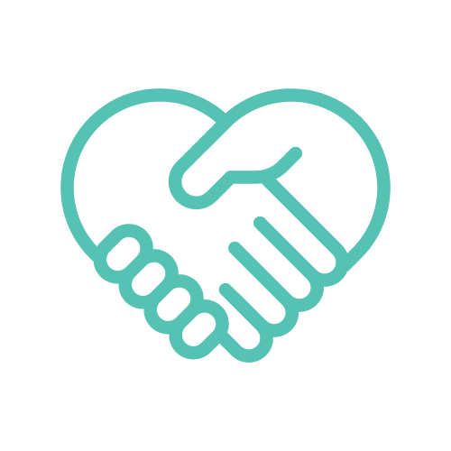 500x500 Philanthropy Teal Icon