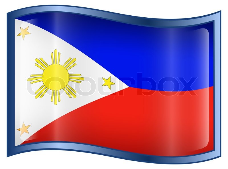 800x594 Philippines Flag Icon, Isolated On Stock Image Colourbox