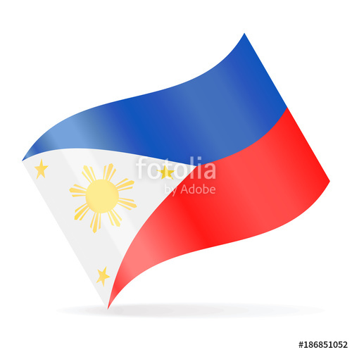 500x500 Philippines Flag Vector Waving Icon Stock Image And Royalty Free