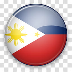 256x256 World Flag Icons, Philippine Flag Transparent Background Png