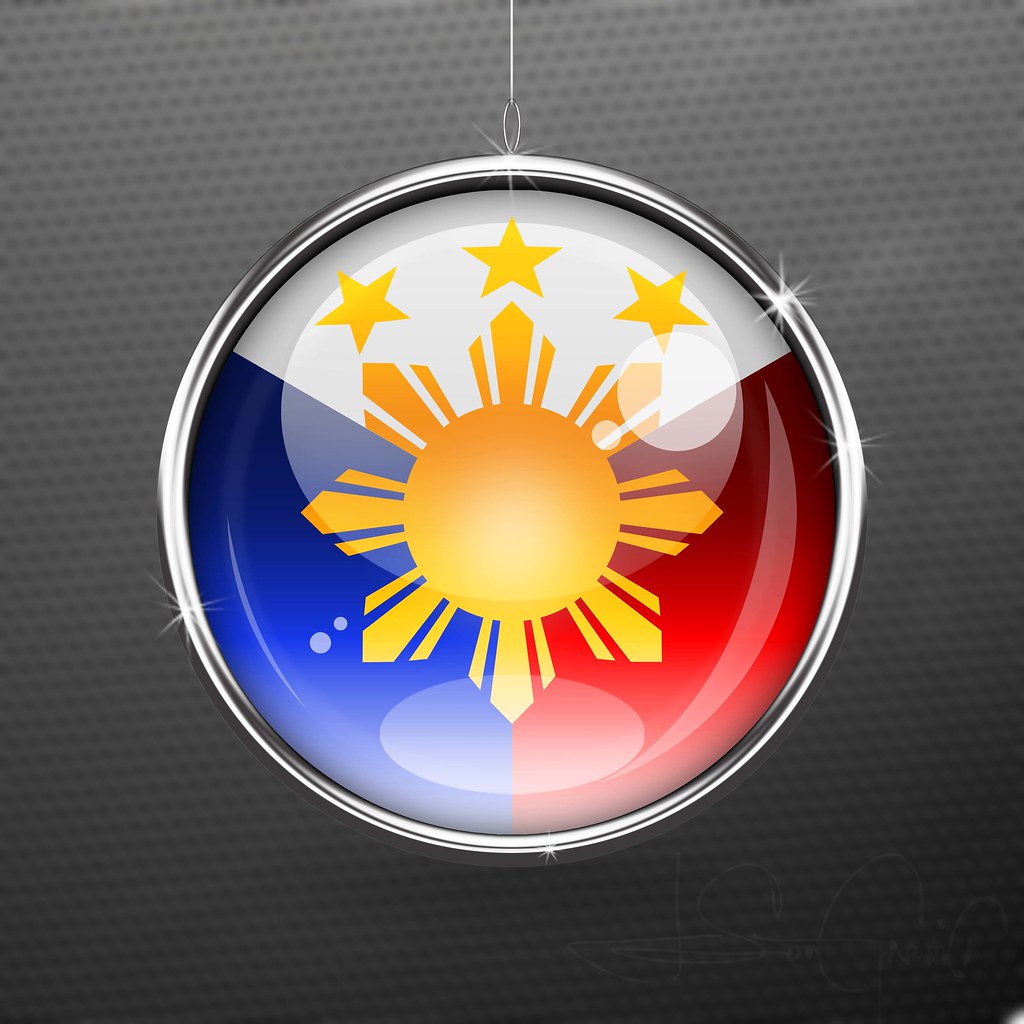 1024x1024 Shiny Philippine Flag Icon Done In Photoshop