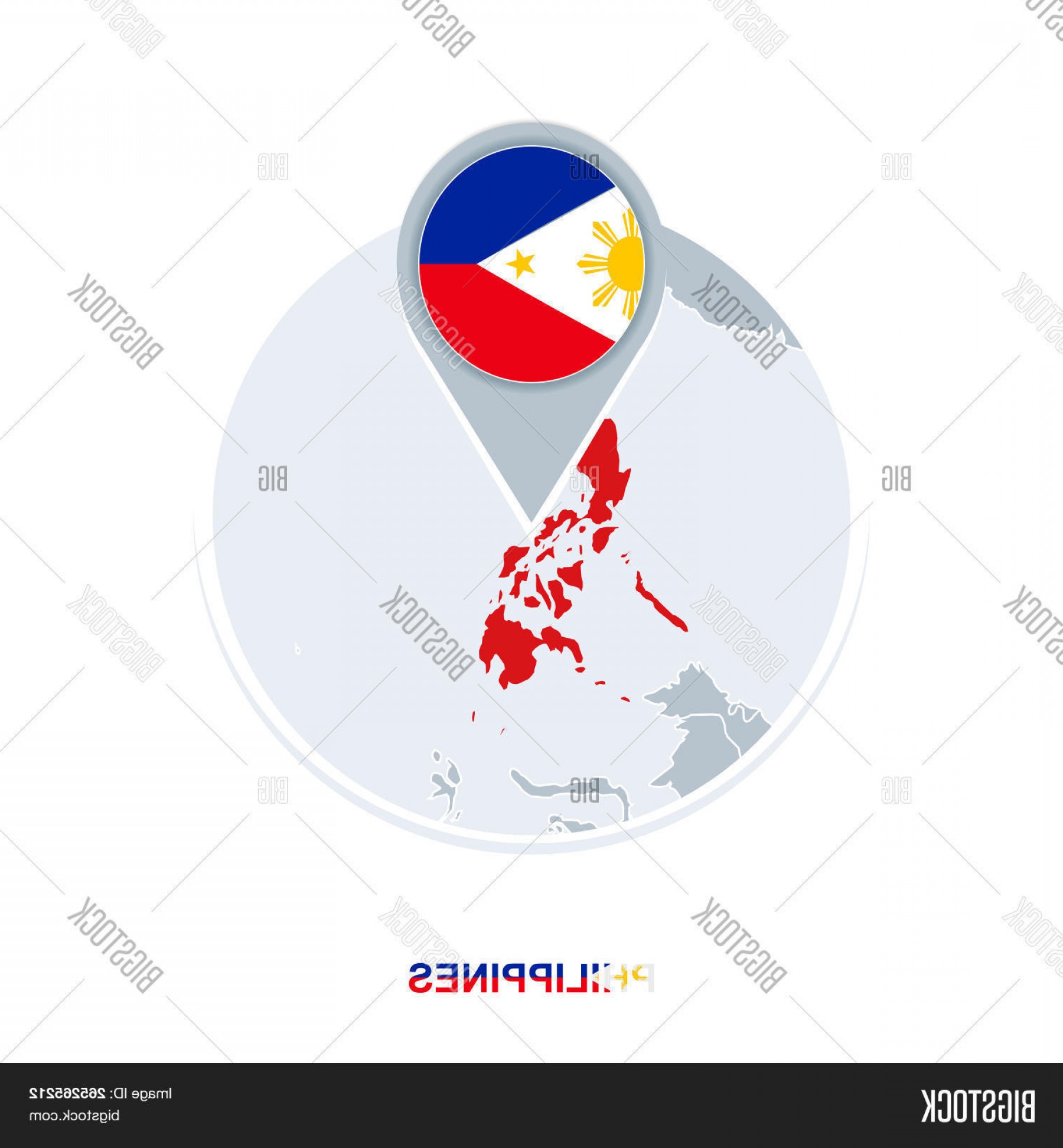 1800x1944 Stock Vector Philippines Map And Flagc Vector Map Icon