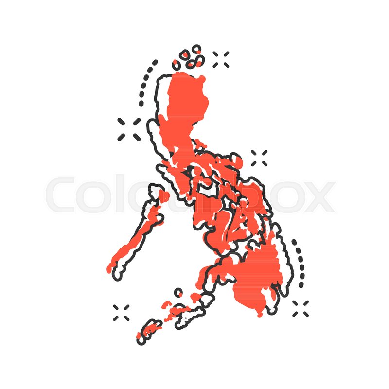 800x800 Vector Cartoon Philippines Map Icon In Stock Vector Colourbox