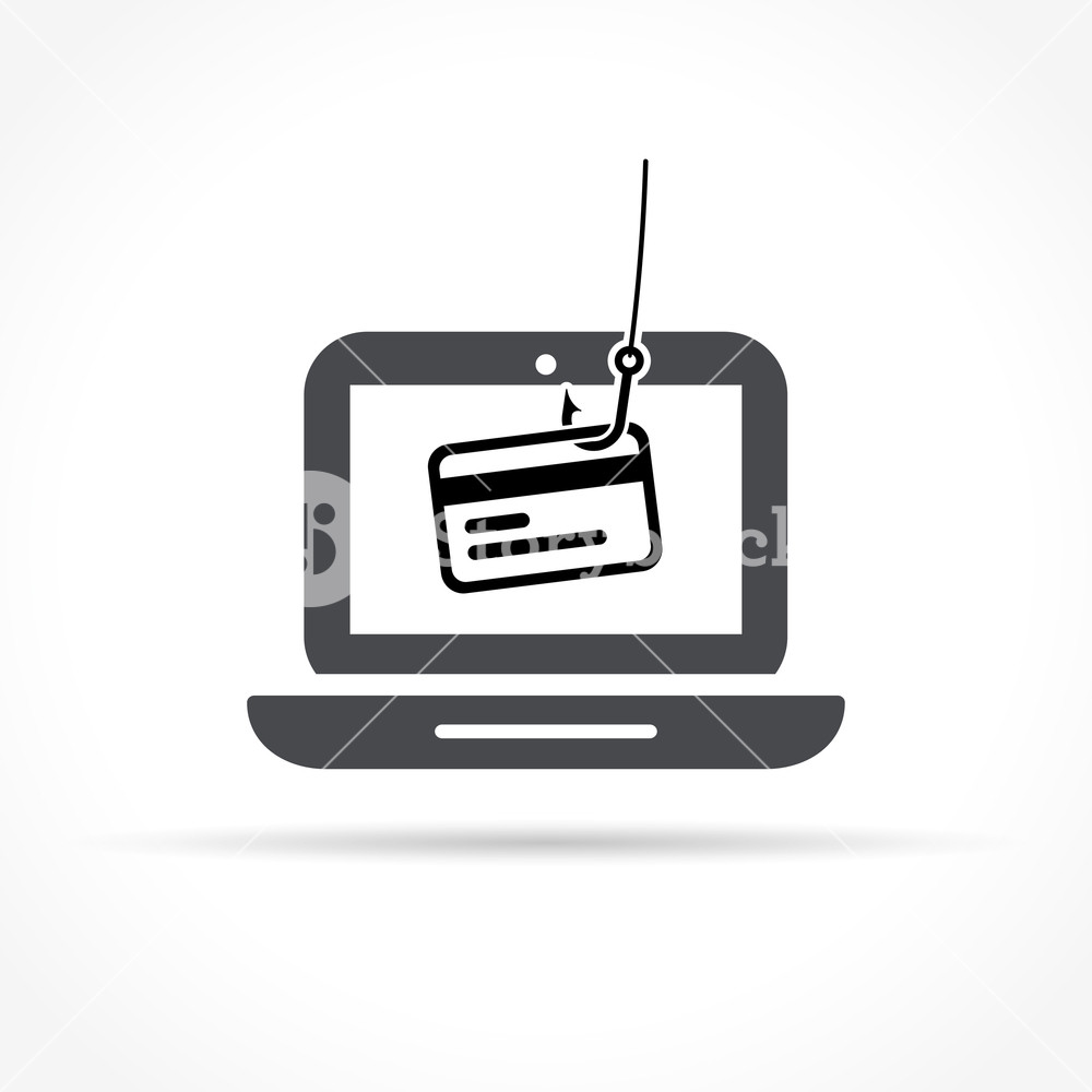 1000x1000 Illustration Of Phishing Icon On White Background Royalty Free