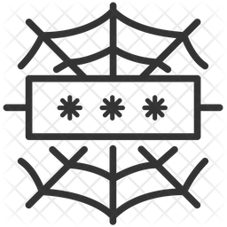 256x256 Password Phishing Icon Of Line Style