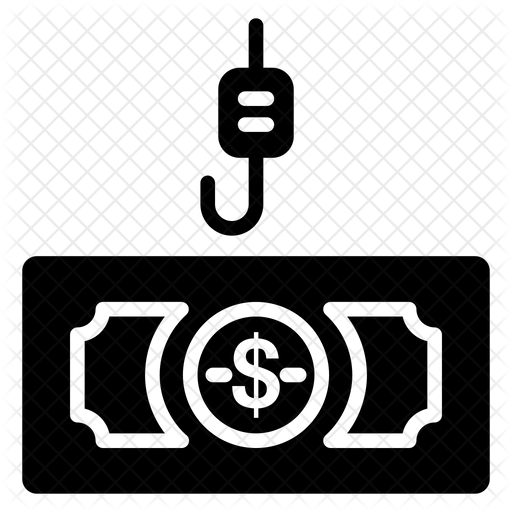 512x512 Phishing Money Icon Of Glyph Style