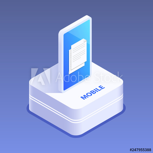 500x500 Smartphone Icon Digital Gadget Touchscreen Mobile Phone Glows