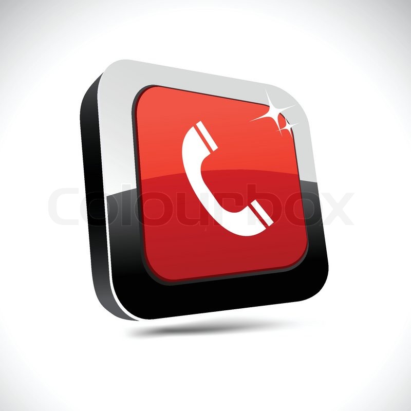 800x800 Telephone Metallic Vibrant Square Stock Vector Colourbox