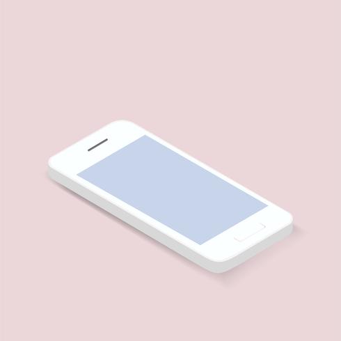 490x490 Vector Of Smart Phone Icon On Background