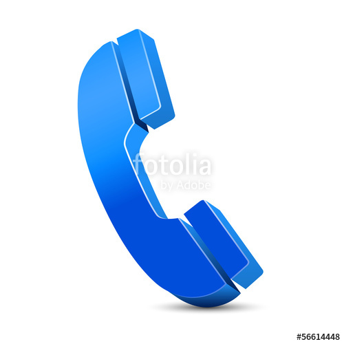 500x500 Blue Phone Icon Stock Image And Royalty Free Vector
