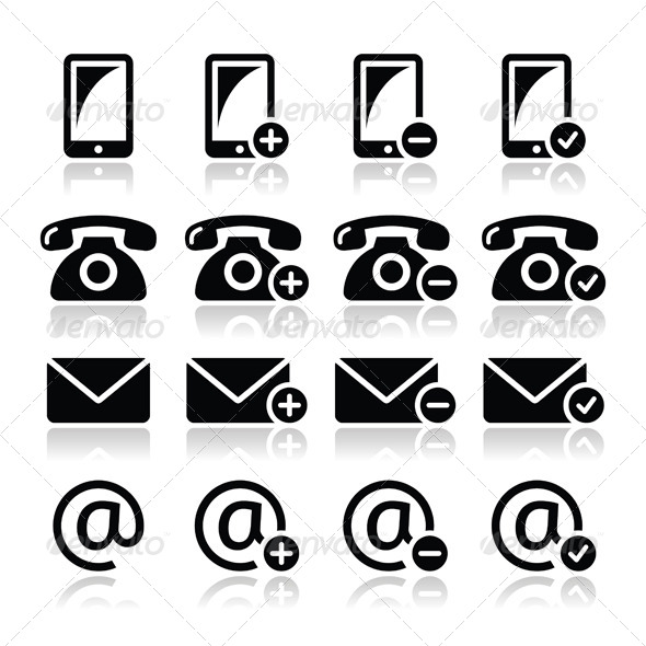 Phone And Email Icon
