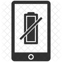 Mobile Battery Icon Of Glyph Style 256x256 Mobile Battery Icon Of Glyph Style