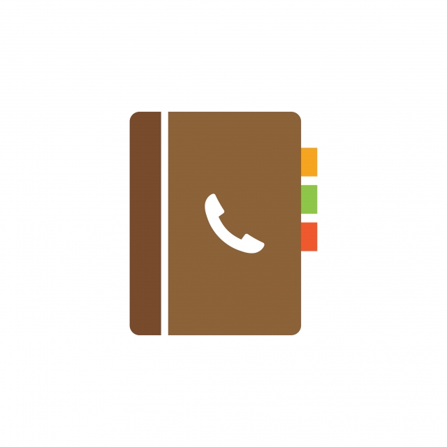 640x640 Phone Book Icon Design Template Vector Isolated, Book, Icon