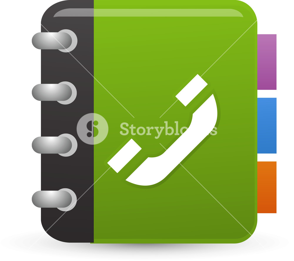 1000x886 Phonebook Lite Communication Icon Royalty Free Stock Image