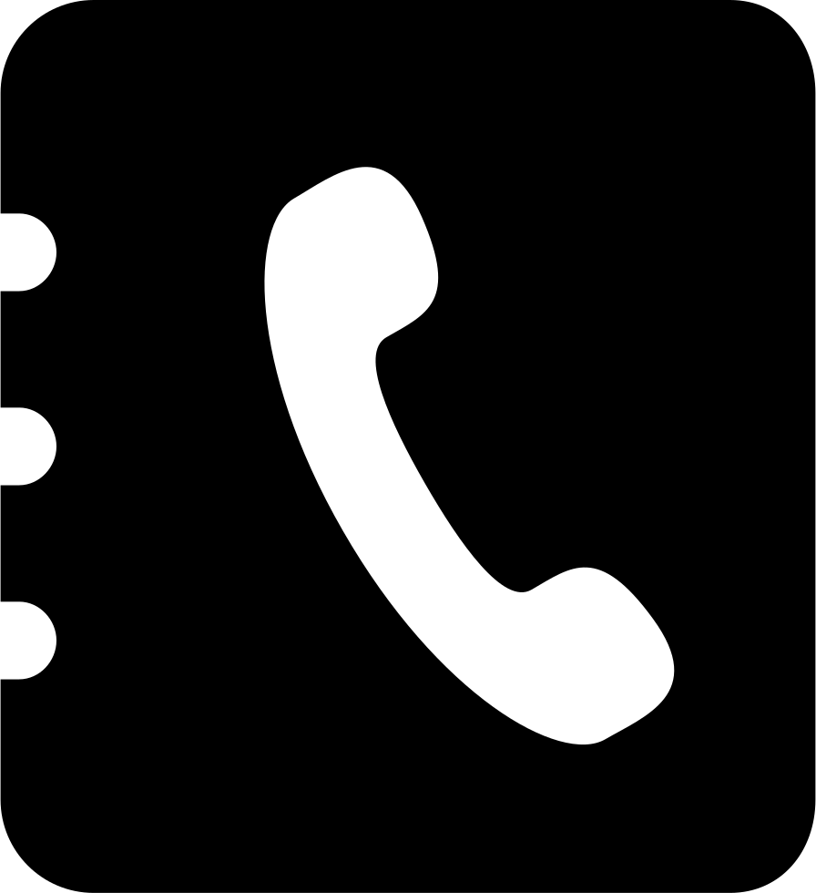 896x980 Mobile Phone Address Book Png Icon Free Download