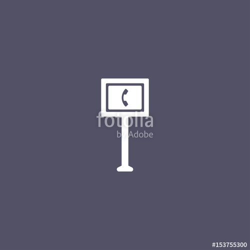 500x500 Phone Booth Icon Stock Image And Royalty Free Vector