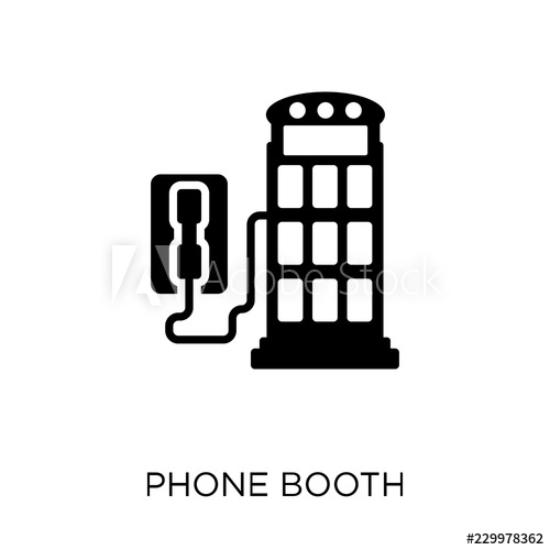 500x500 Phone Booth Icon Phone Booth Symbol Design From Communication