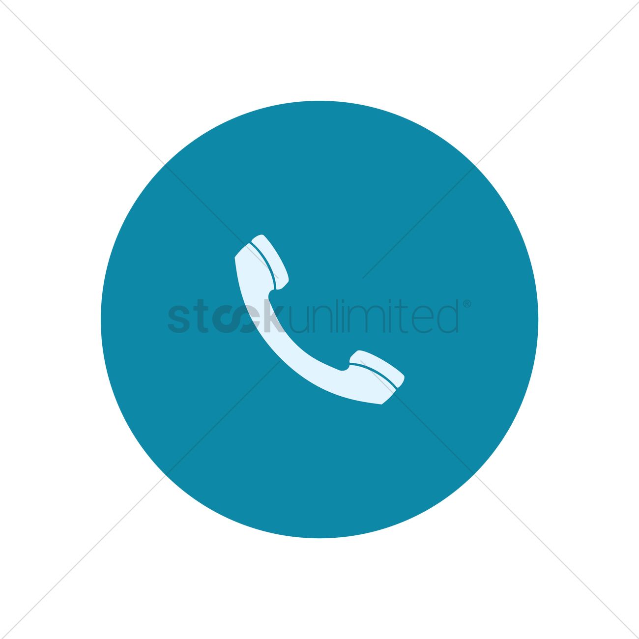 1300x1300 Phone Call Icon Vector Image