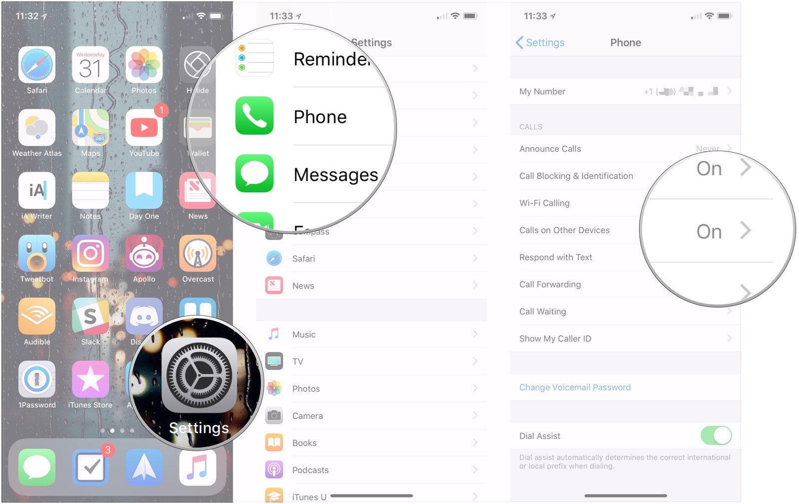 Phone settings. Dial assist отключить. Как включить who Calls на айфон.