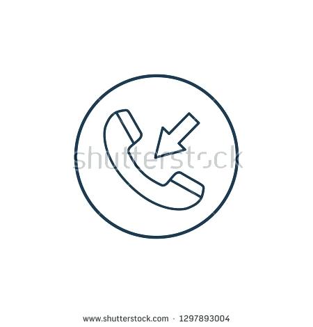 450x470 Incoming Call Icon Phone Communication Symbol Logo Template Iphone