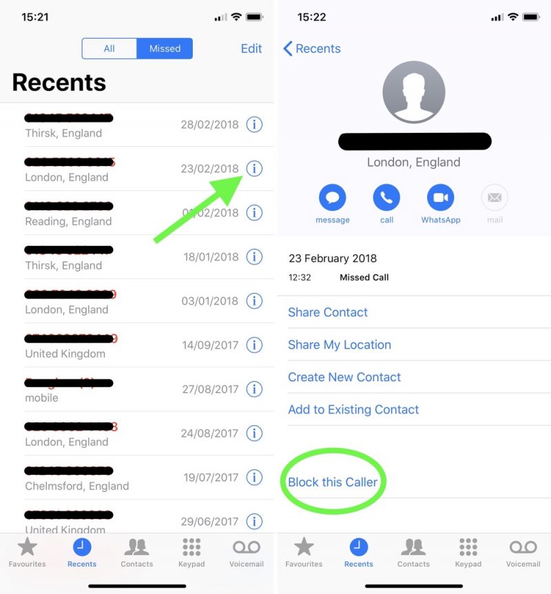800x862 How To Block Nuisance Calls And Messages On Your Iphone