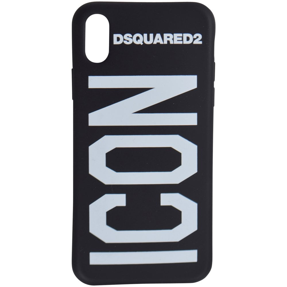1000x1000 Black Icon Iphone X Phone Case