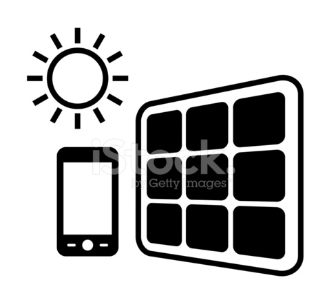 Solar Phone Charger Icon Stock Vector 475x439 Solar Phone Charger Icon Stock Vector
