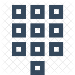 256x256 Dialer Icon Of Line Style