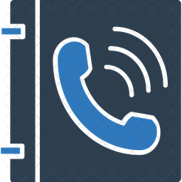256x256 Phone Directory Icon Of Dualtone Style