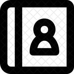 256x256 Phone Directory Icon Of Line Style