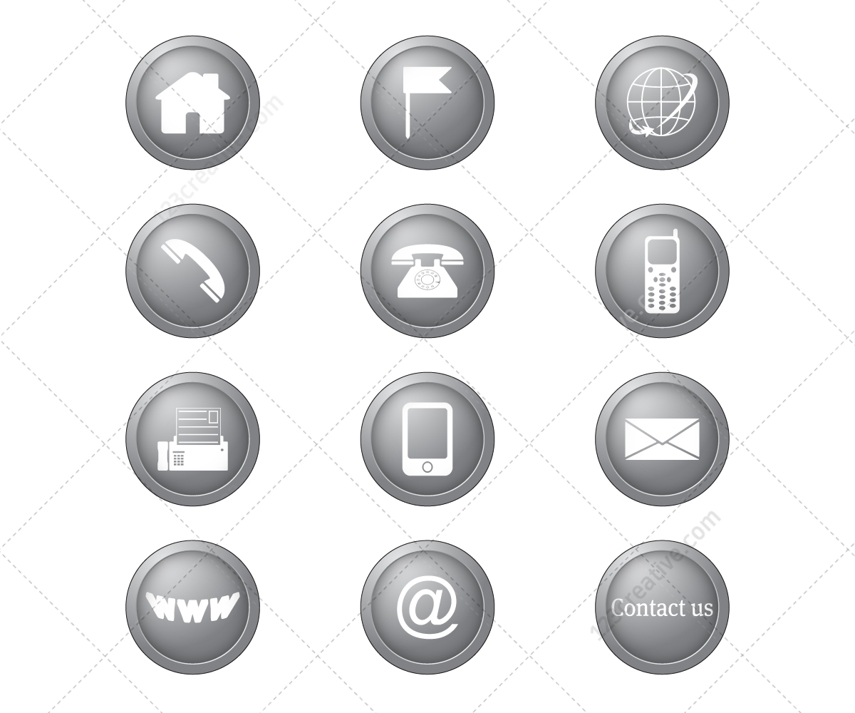 1200x1000 Contact Web Icons Images