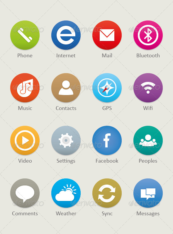 590x800 Email And Phone Web Icons From Graphicriver