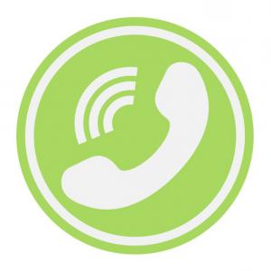 300x300 Phone Call Flat Icon Contact Us And Website Vector Hoodamathrun