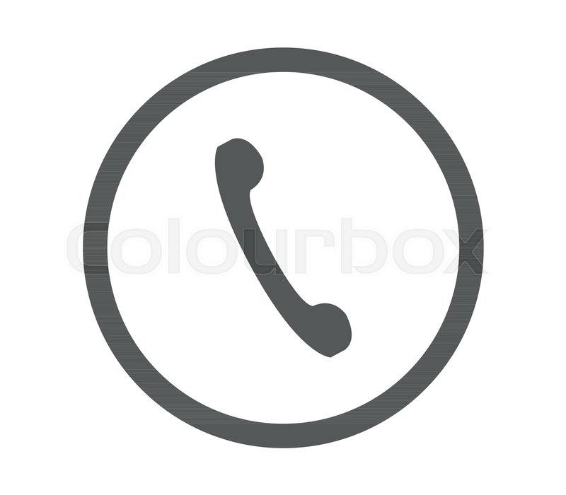 800x700 Phone Handset Icon Stock Vector Colourbox