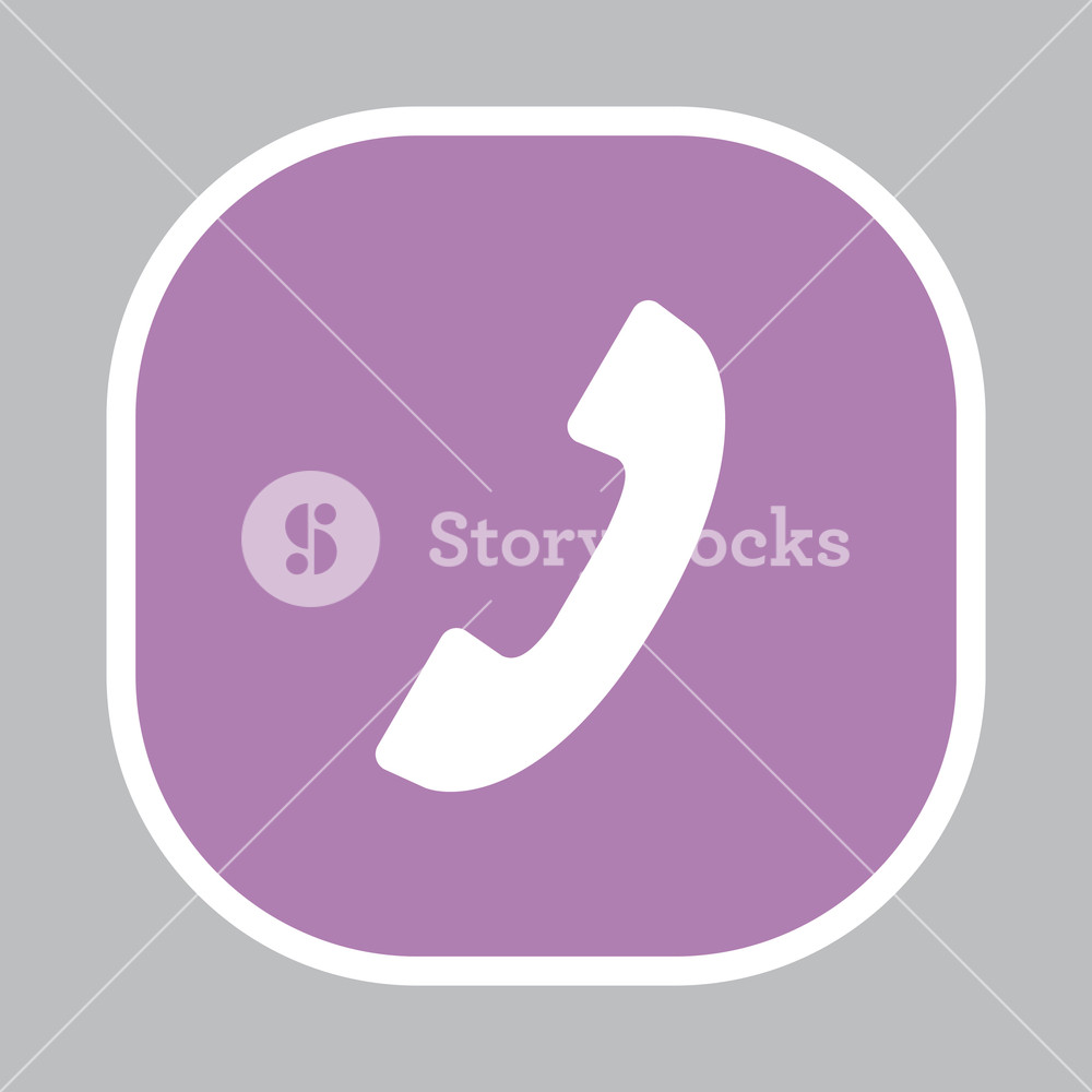 1000x1000 Phone Handset Icon Royalty Free Stock Image