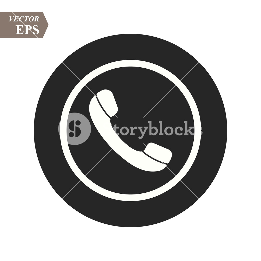 Phone Icon In Trendy Flat Style Isolated On Grey Background 1000x1000 Phone Icon In Trendy Flat Style Isolated On Grey Background