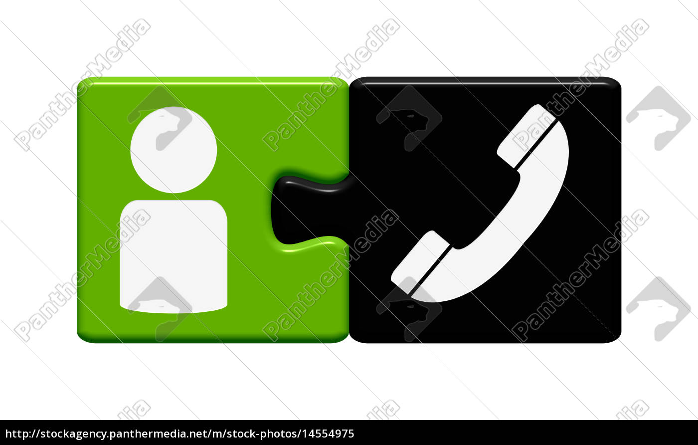 1400x892 Button Puzzle With Icons And Phone Handset
