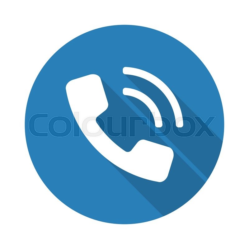Flat White Phone Web Icon With Long Stock Vector Colourbox 800x800 Flat White Phone Web Icon With Long Stock Vector Colourbox