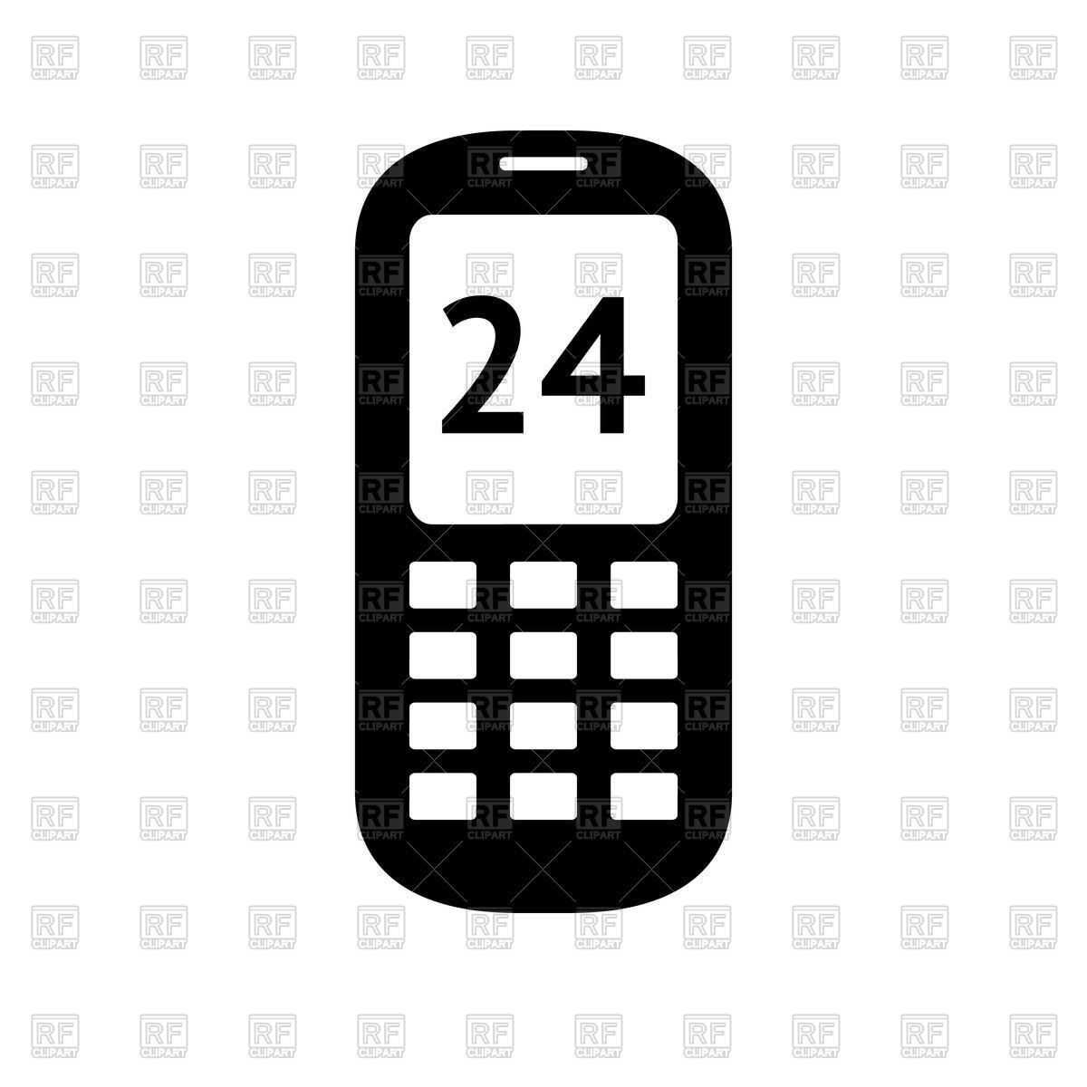 Phone Icon Clipart At Collection Of Phone Icon