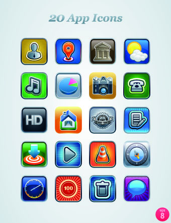 340x442 Vintage Mobile Phone Icons Free Download