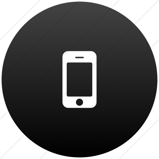 512x512 Iconsetc Flat Circle White On Black Gradient Bootstrap Font