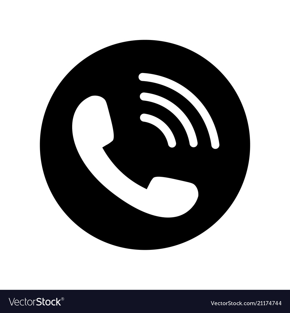 1000x1080 Phone Icon In Black Circle Telephone Symbol Hampton Senior High