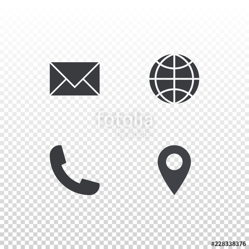 Set Of Vector Icon For Design Business Card, Website Or Nobile App 500x500 Set Of Vector Icon For Design Business Card, Website Or Nobile App
