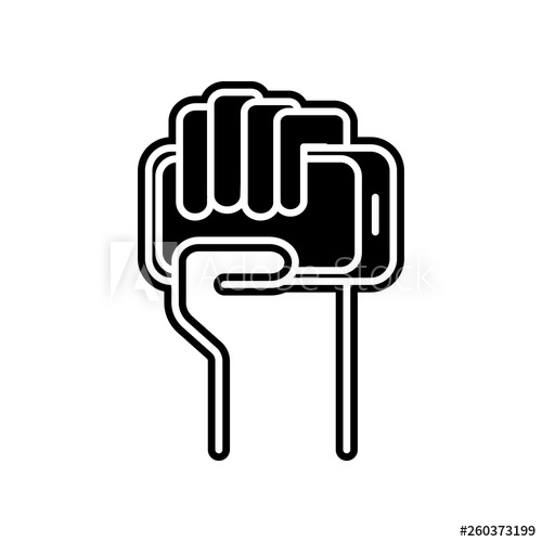 500x500 Hand Holds The Phone Icon Element Of Media, Press For Mobile