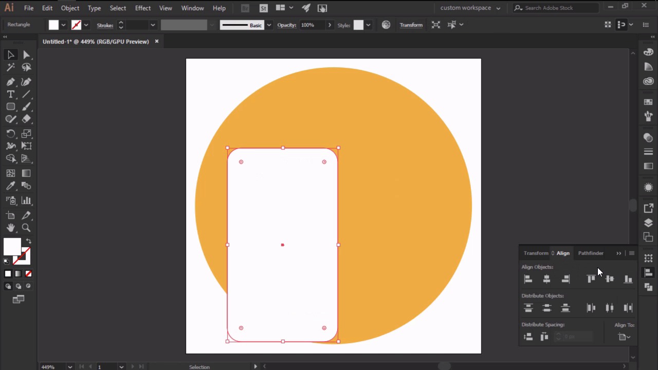 1280x720 Illustrator In Seconds How To Create A Phone Icon